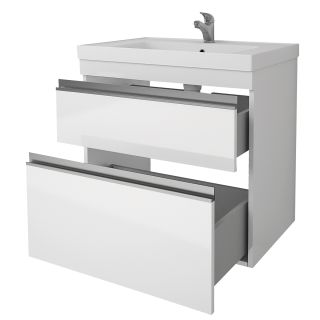 Dreja Тумба Grace Plus 60 белый лак 2 ящ 99.0904